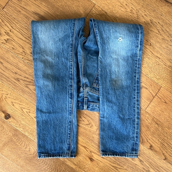 Levi’s 501 Straight-Leg Jeans Medium Wash - Picture 9 of 9